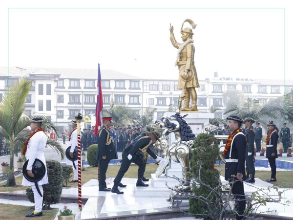 पृथ्वीजयन्तीका अवसरमा जंगी अड्डाले गर्यो भव्य कार्यक्रम (तस्वीरसहित)