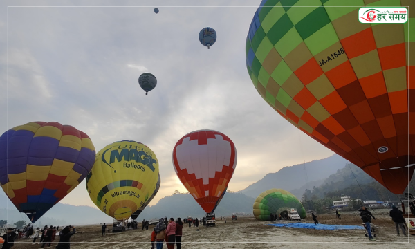 बेलुन महोत्सवले पोखराको पर्यटनमा थपियो रौनकता