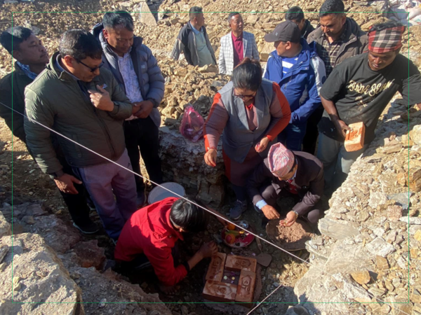 उपर्दाङ्गगढीको कोतघर पुनर्निर्माण सुरु